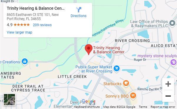 A screenshot of a map of our office