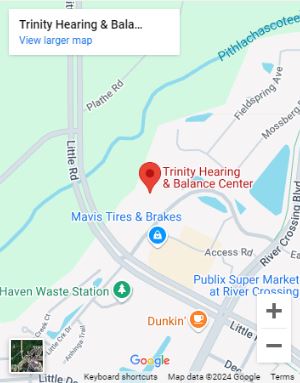 A screenshot of a map of our office